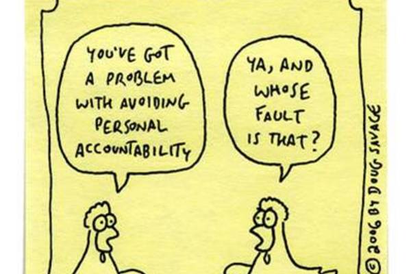 Accountability Cartoon